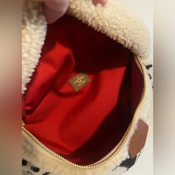Louis Vuitton 2019 Monogram Giant Teddy Fleece Bumbag - Picture 9 of 16